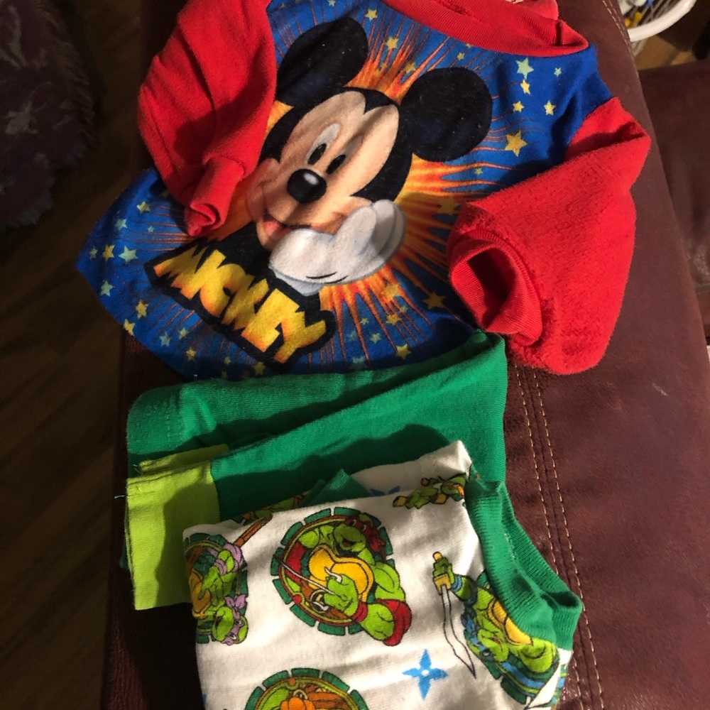 Baby Pj Mickey and Ninja Turtle